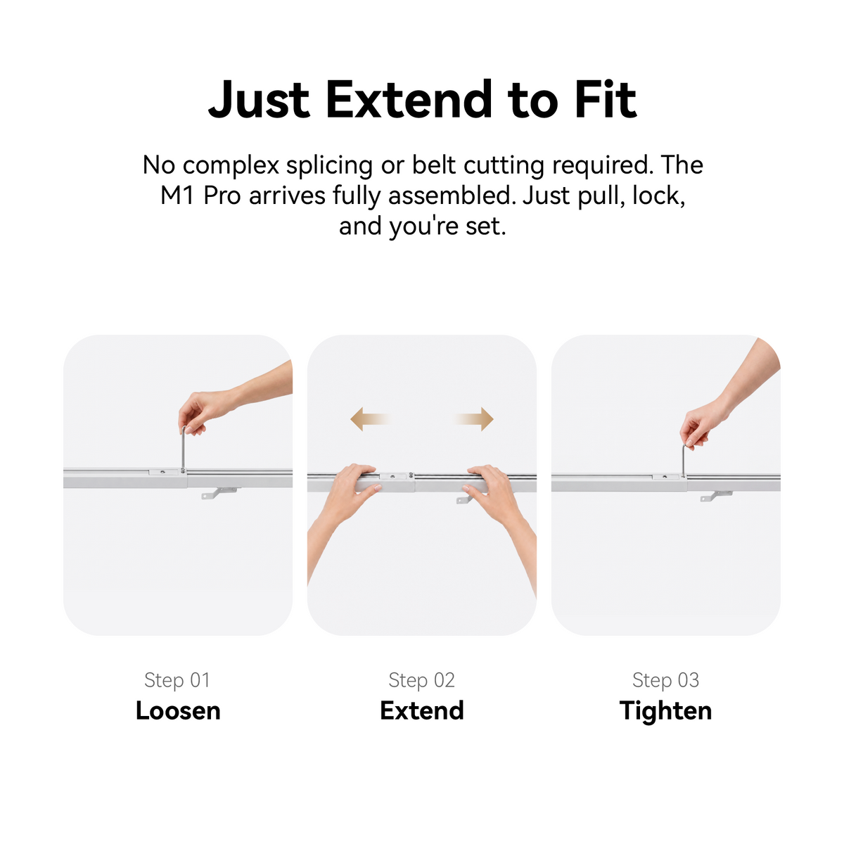RezeFlow M1 No-Cut Motorized Smart Curtain Track, Apple Home Certified Matter Works with HomeKit Alexa Google Siri, Ceiling/Wall Mount